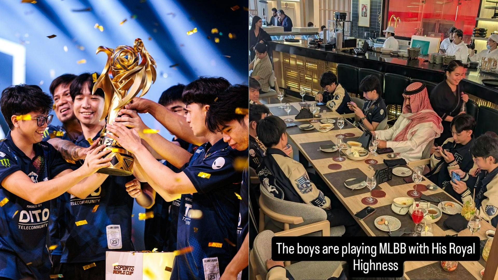 Team Liquid PH shares moment with Saudi royal following MSC 2025 conquest